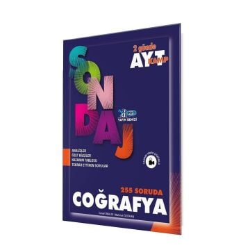 Yayın Denizi AYT Coğrafya Pro 255 Soruda Sondaj Kamp İsmail Ünaldı