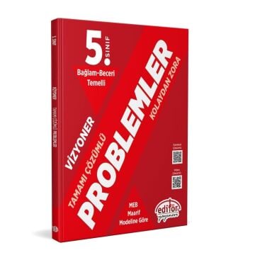 Editör Yayınları 5. Sınıf Bağlam Beceri Temelli Problemler Tamamı Çözümlü Soru Bankası