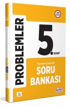 Editör Yayınları 5. Sınıf Problemler Tamamı Çözümlü Soru Bankası