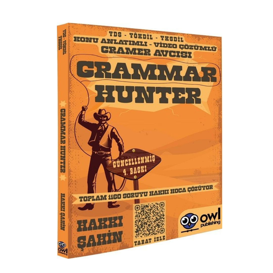 YDS YÖKDİL YKSDİL Grammar Hunter 4. Baskı - Hakkı Şahin Owl Publishing