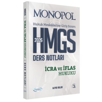 HMGS İcra ve İflas Hukuku Ders Notları 3. Baskı Monopol Yayınları
