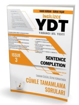 Pelikan Yayınları YDT İngilizce Sentence Completion Issue 3