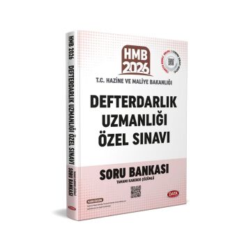 Data Yayınları 2026 Defterdarlık Uzmanlığı Sınavı Soru Bankası - Karekod Çözümlü