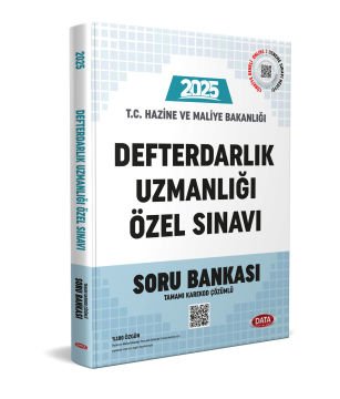 T.C. Hazine Ve Maliye Bakanlığı Defterdar Uzmanlığı Özel Sınavı Soru Bankası - Karekod Çözümlü Data Yayınları