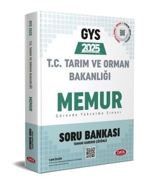 Tarım ve Orman Bakanlığı Memur GYS Soru Bankası - Karekod Çözümlü Data Yayınları