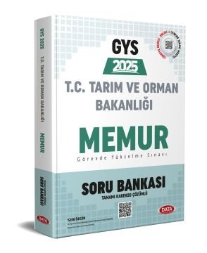 Tarım ve Orman Bakanlığı Memur GYS Soru Bankası - Karekod Çözümlü Data Yayınları
