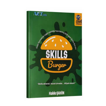 YDS YÖKDİL YKSDİL Skills Burger - Hakkı Şahin Owl Publishing