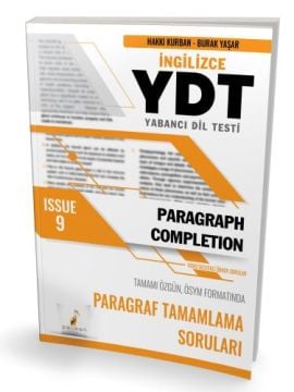 Pelikan Yayınları YDT İngilizce Paragraph Completion Issue 9