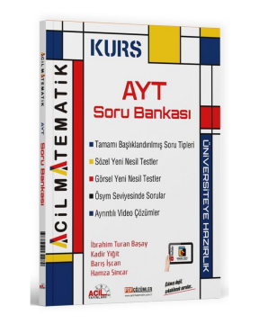 Acil Yayınları AYT Matematik KURS Soru Bankası