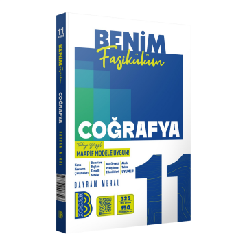 Benim Hocam Yayınları 11. Sınıf Coğrafya Benim Fasikülüm