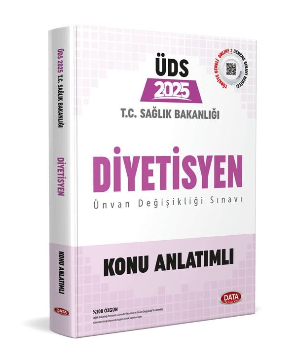 T.C. Sağlık Bakanlığı ÜDS Diyetisyen Konu Anlatımlı Data Yayınları