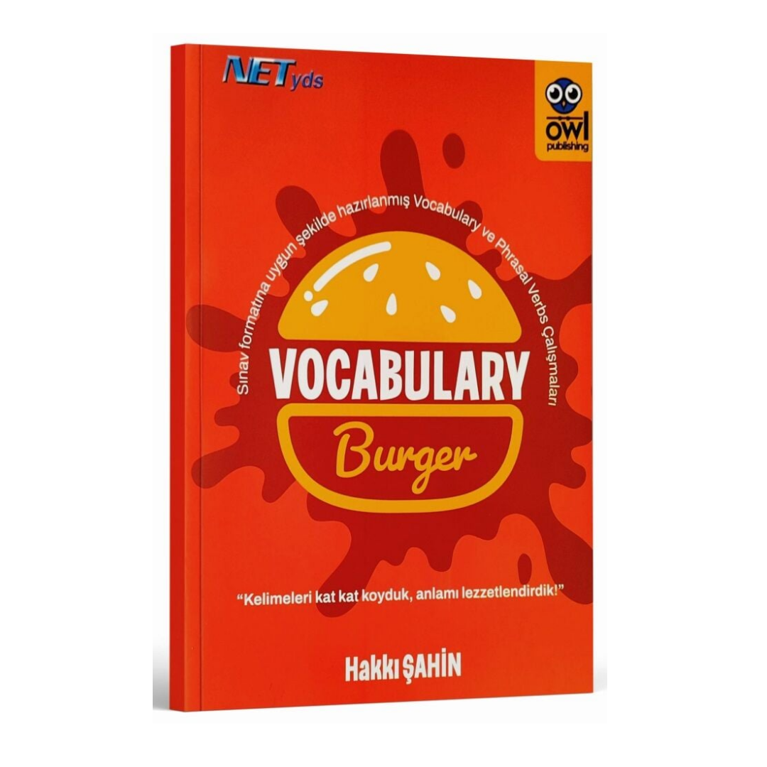 YDS YÖKDİL YKSDİL Vocabulary Burger - Hakkı Şahin Owl Publishing