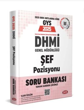 DHMİ Genel Müdürlüğü Şef Pozisyonu GYS Soru Bankası Data Yayınları