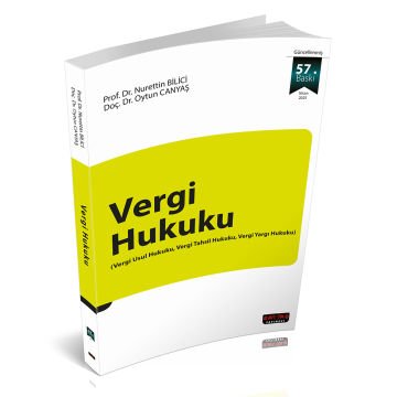Savaş Yayınları Vergi Hukuku