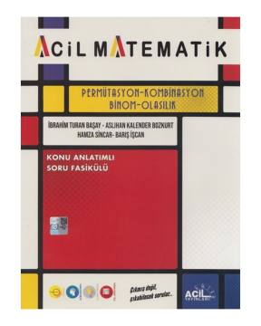 Acil Yayınları AYT Permütasyon Kombinasyon Binom Olasılık Konu Anlatımlı Soru Fasikülü