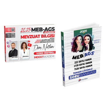 2025 Dizgi Kitap Meb Ags Mevzuat Soru Bankası ve İndeks Akademi Meb Ags Mevzuat Ders Notları Zeynep Salman