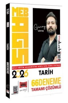 Yargı Yayınları 2026 MEB-AGS Tarih Tamamı Çözümlü 66 Deneme