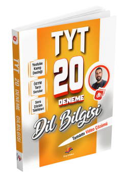 Dizgi Kitap Deniz Hoca TYT Türkçe Dil Bilgisi 20 Deneme Sınavı 2025