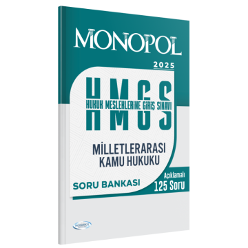 Hmgs Milletlerarası Kamu Hukuku Soru Bankası 2. Baskı Monopol Yayınları