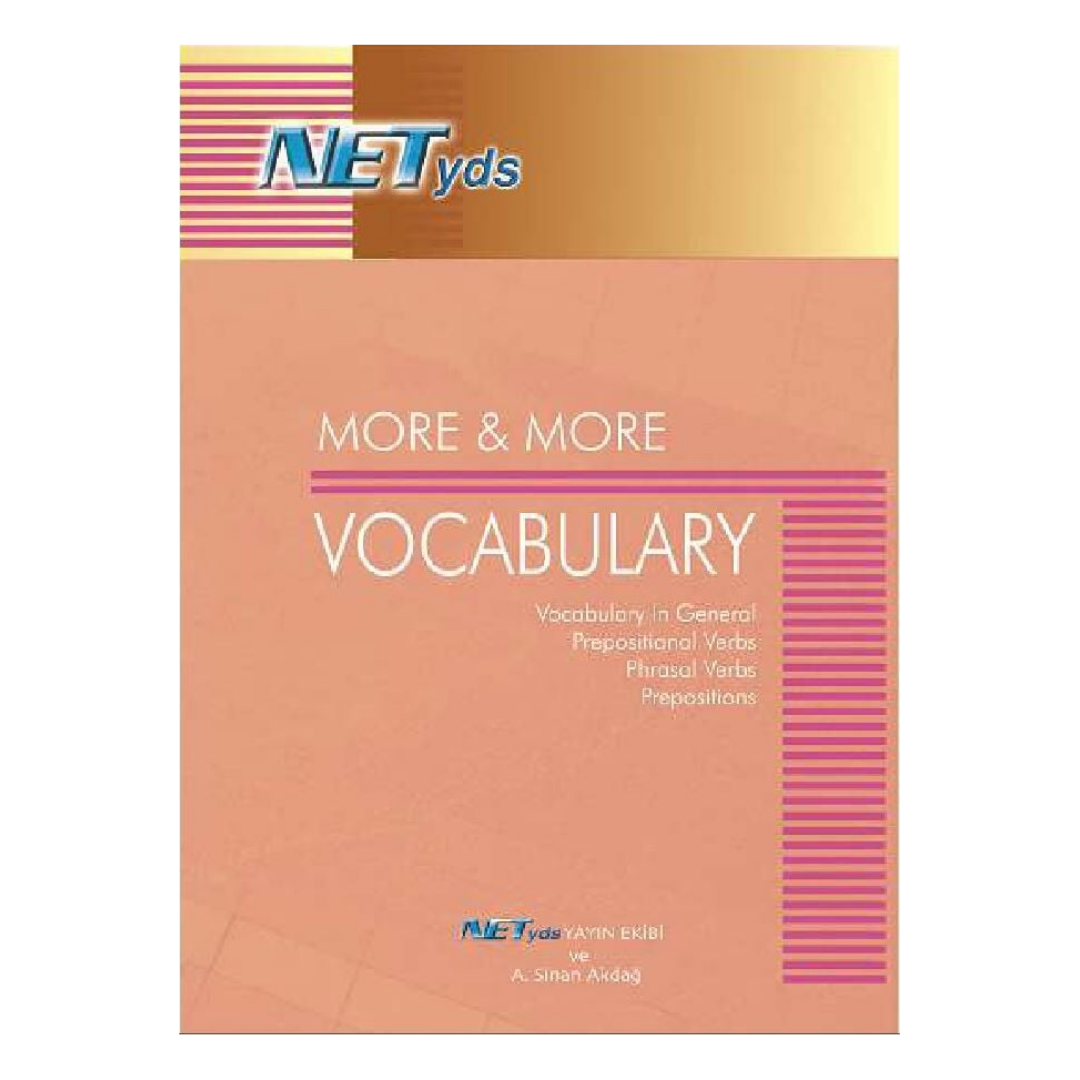 YDS YKSDİL More and More Vocabulary Soru Bankası Net YDS Yayınları