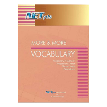 YDS YKSDİL More and More Vocabulary Soru Bankası Net YDS Yayınları