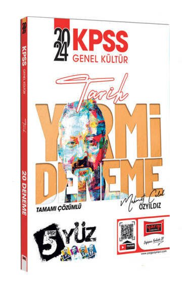 Yargı Yayınları 2024 KPSS 5Yüz Ekibi Tarih Tamamı Çözümlü 20 Deneme