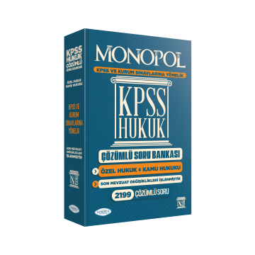 Monopol Yayınları KPSS Hukuk Çözümlü Soru Bankası