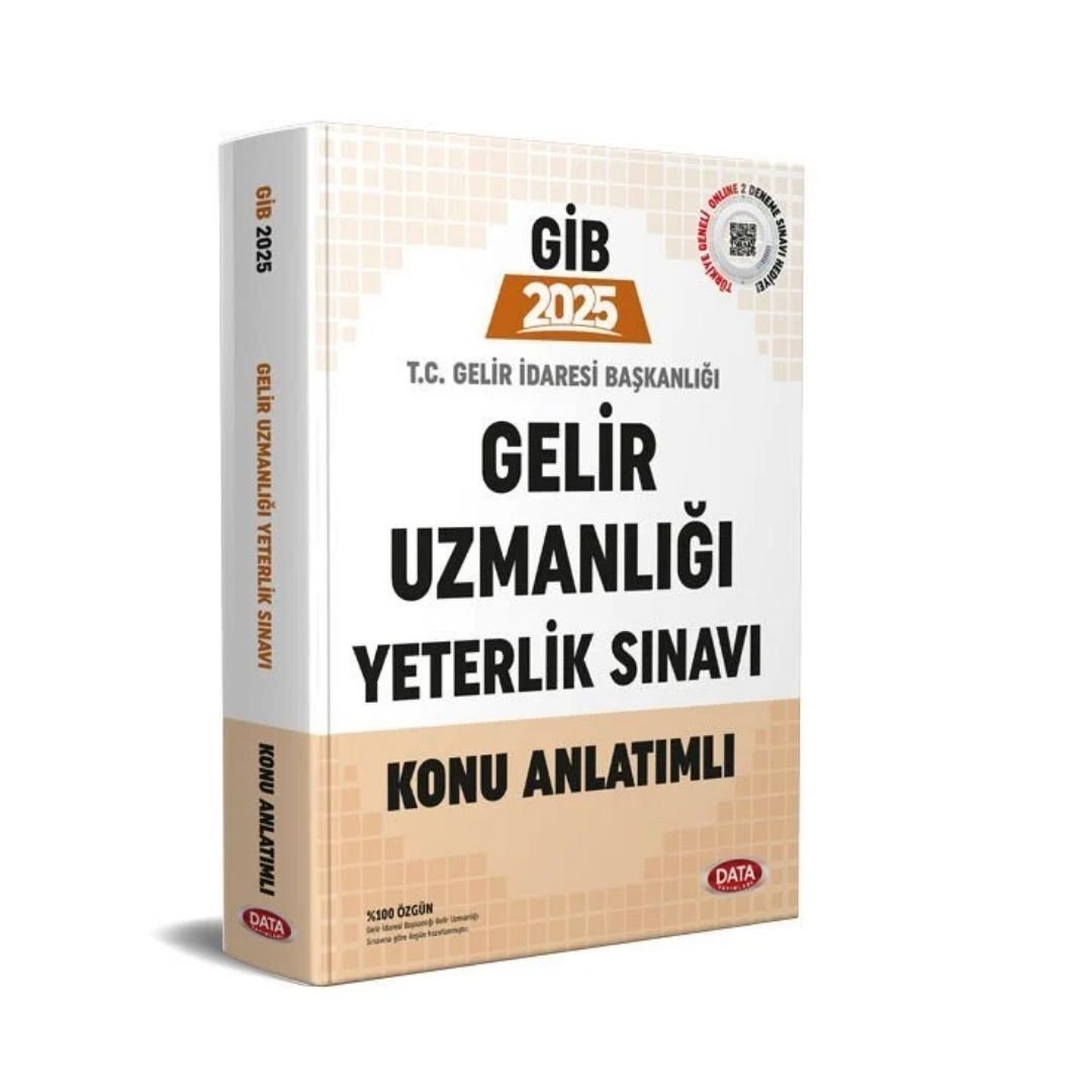 Gelir Uzmanlığı Yeterlilik Sınavı Konu Anlatımlı Data Yayınları