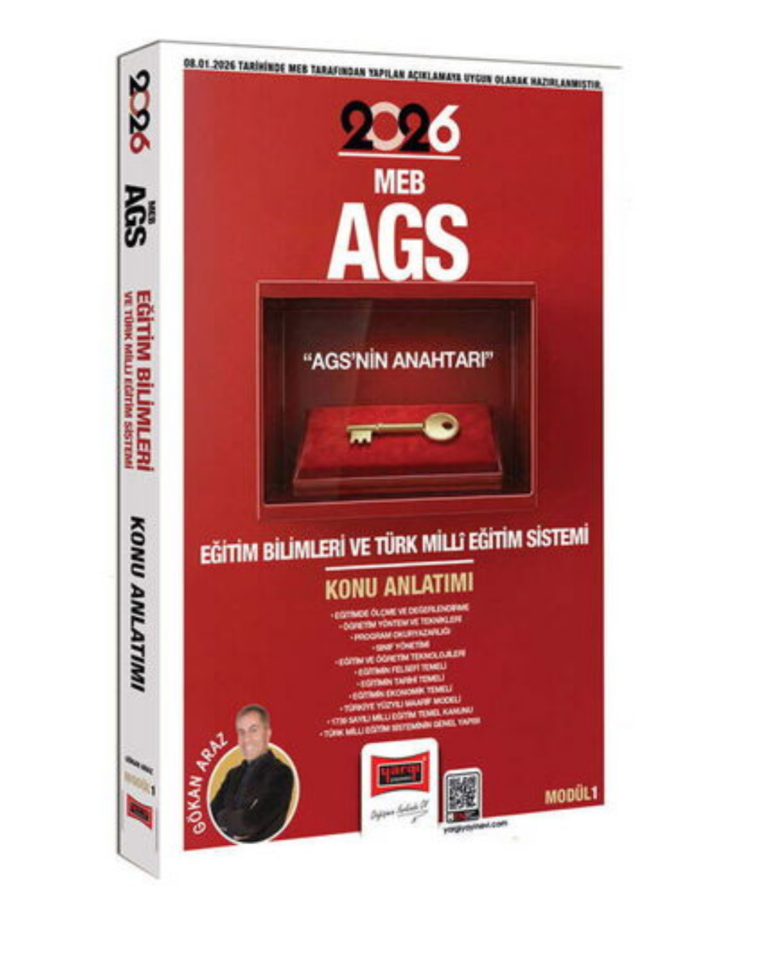 2026 MEB AGS Anahtarı Eğitim Bilimleri ve Türk Milli Eğitim Sistemi Konu Anlatımı Modül 1 Yargı Yayınları