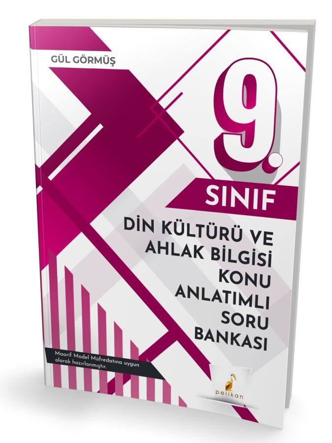 9. Sınıf Din Kültürü ve Ahlak Bilgisi Konu Anlatımlı Soru Bankası Pelikan Yayınları