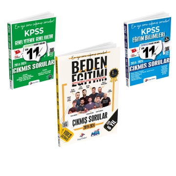 Dizgi Kitap Öabt Beden Eğitimi Öğretmenliği, GY-GK ve Eğitim Bilimleri Konularına Göre Tasnif Edilmiş Video Çözümlü Orijinal Çıkmış Sorular Seti 2025 Emir Beyazıt