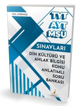 TYT AYT MSÜ Din Kültürü ve Ahlak Bilgisi Konu Anlatımlı Soru Bankası Pelikan Yayınları
