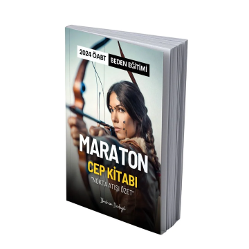 2024 Maraton Beden Eğitimi Öabt Soru Bankası- 8 Deneme- Cep Kitabı 3 lü Set İbrahim Dedegil