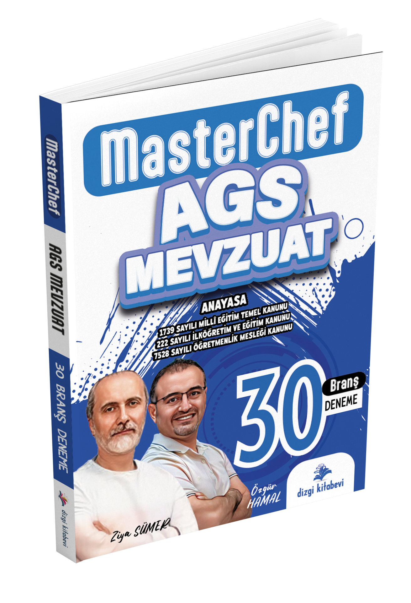 Dizgi Kitap 2025 MasterChef MEB AGS Mevzuat Tamamı Video Çözümlü 30 Branş Deneme Ziya Sümer Özgür Hamal
