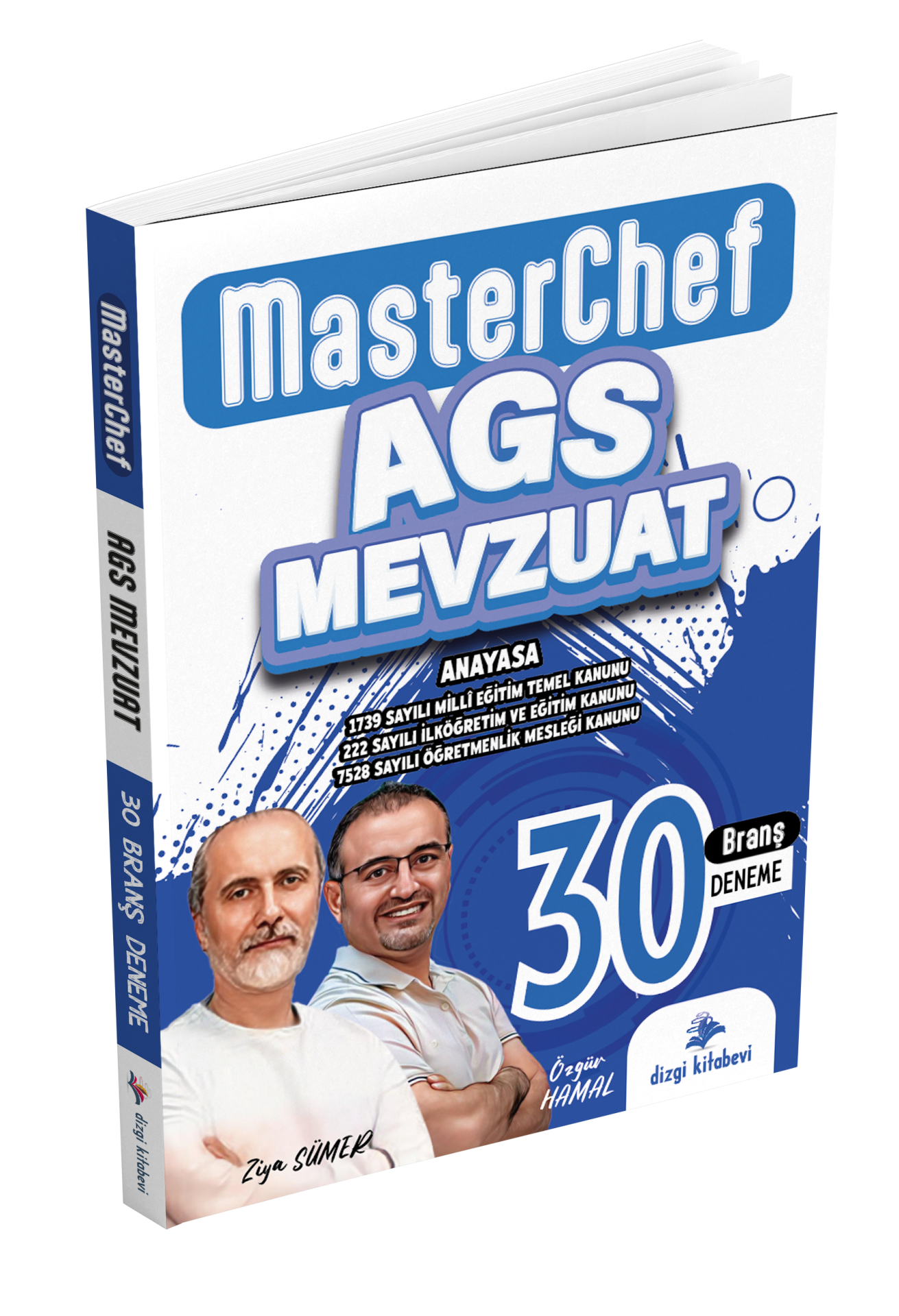 Dizgi Kitap 2025 MasterChef MEB AGS Mevzuat Tamamı Video Çözümlü 30 Branş Deneme Ziya Sümer Özgür Hamal