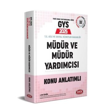 Data Yayınları 2025 GYS T.C. Aile ve Sosyal Hizmetler Bakanlığı Müdür ve Müdür Yardımcısı Konu Anlatımlı
