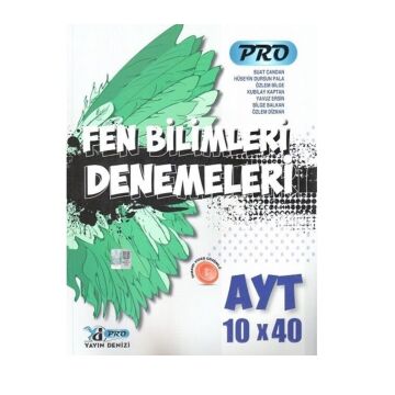 Yayın Denizi AYT Fen Bilimleri Pro 10 x 40 Denemeleri Hüseyin Dursun Pala, Suat Candan