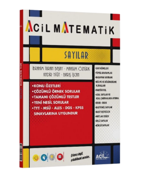 Acil Yayınları TYT Acil Matematik Sayılar