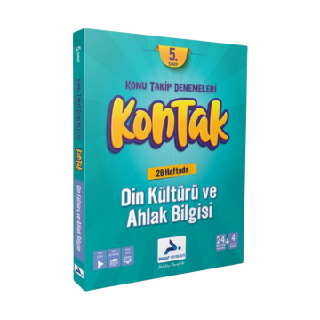 Paraf Yayınları 5. Sınıf Din Kültürü ve Ahlak Bilgisi Kontak Konu Takip Denemeleri