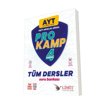 Limit Yayınları AYT Tüm Dersler Eşit Ağırlık Sözel Prokamp Soru Bankası