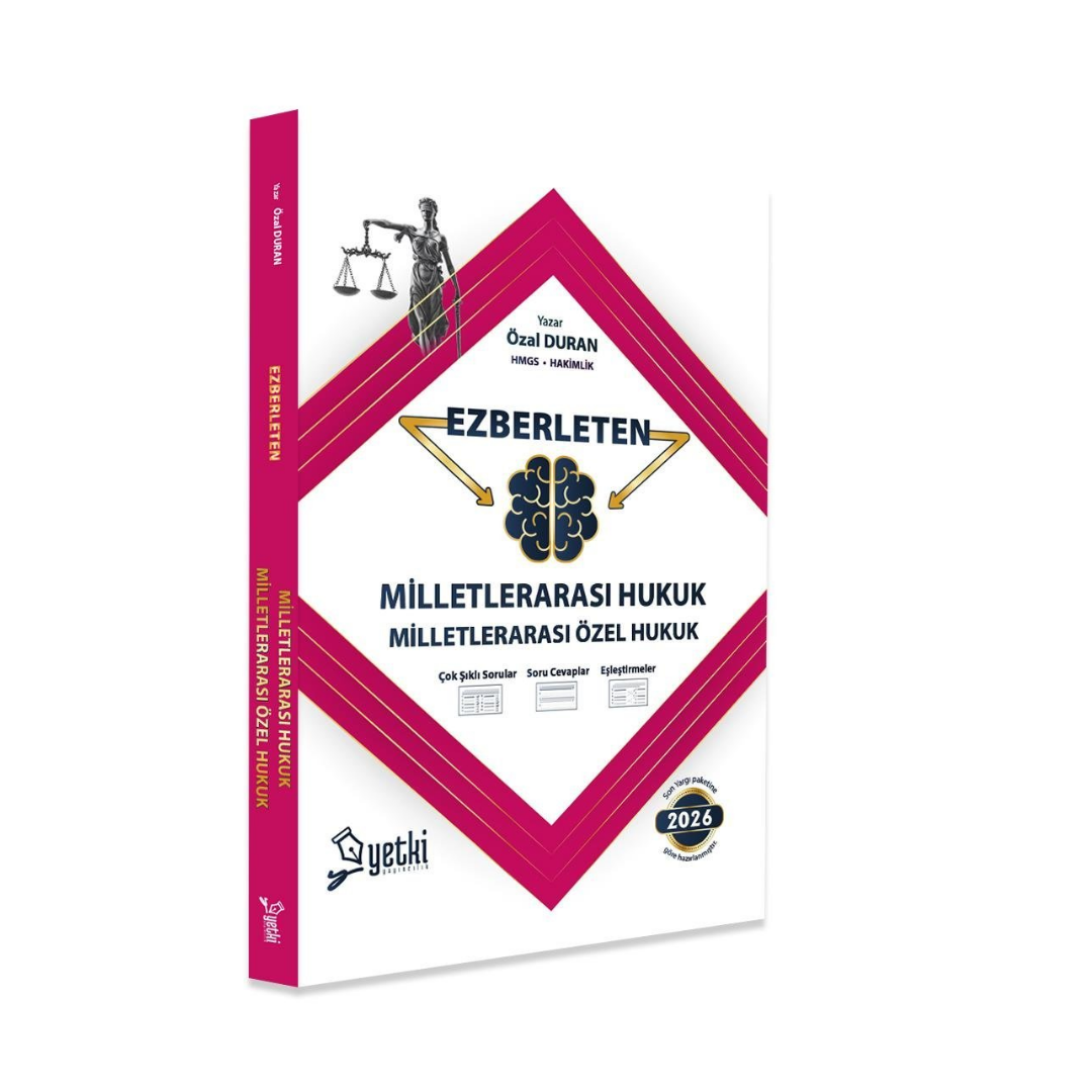 2026 Ezberleten Milletlerarası Hukuk Milletlerarası Özel Hukuk Yetki Yayınları