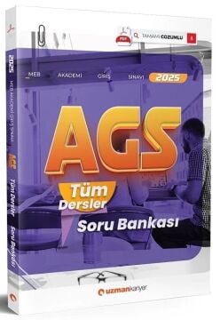 Uzman Kariyer 2025 MEB-AGS Tüm Dersler Soru Bankası Çözümlü Uzman Kariyer Yayınları