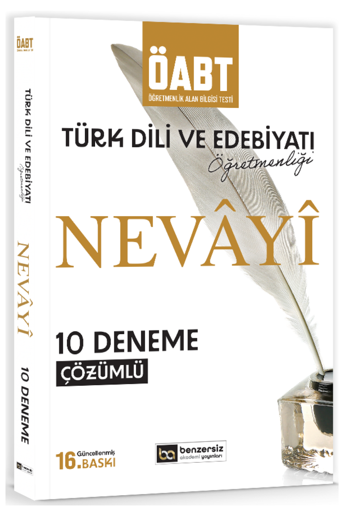 KPSS ÖABT Nevayi Türk Dili ve Edebiyatı Öğretmenliği 10 Fasikül Deneme Çözümlü Benzersiz Akademi Yayınları
