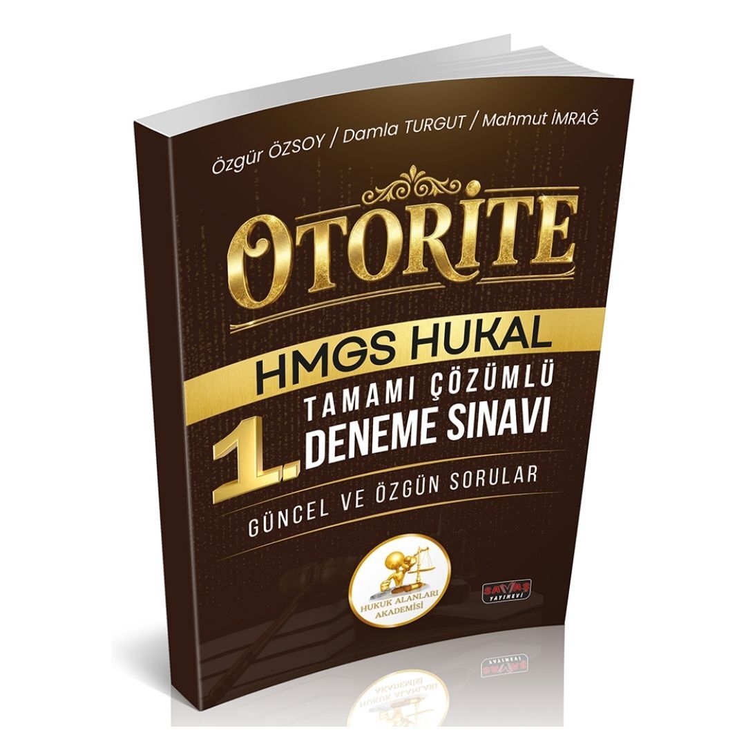 Otorite HMGS HUKAL Tamamı Çözümlü 1. Deneme Sınavı Savaş Yayınları