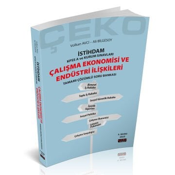 İstihdam ÇEKO Çalışma Ekonomisi ve Endüstri İlişkileri Soru Bankası Savaş Yayınları