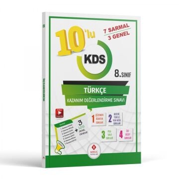 Sonuç Yayınları 8. Sınıf Türkçe 10'lu Kazanım Değerlendirme Sınavı