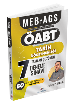 Dizgi Kitap 2025 Meb Ags Öabt Tarih Öğretmenliği Tamamı Çözümlü Fasiküller Halinde 7 Deneme Sınavı