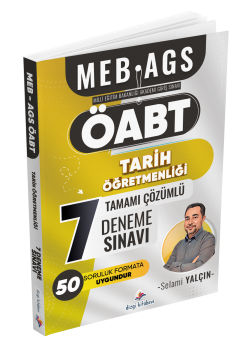 Dizgi Kitap 2026 MEB-AGS ÖABT Tarih Öğretmenliği Tamamı Çözümlü Fasiküller Halinde 7 Deneme Sınavı