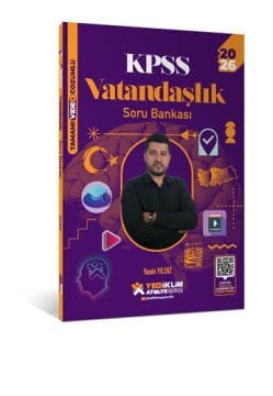 Yediiklim Yayınları 2026 KPSS Atölye Serisi Genel Kültür Vatandaşlık Tamamı Video Çözümlü Soru Bankası Yasin Yıldız