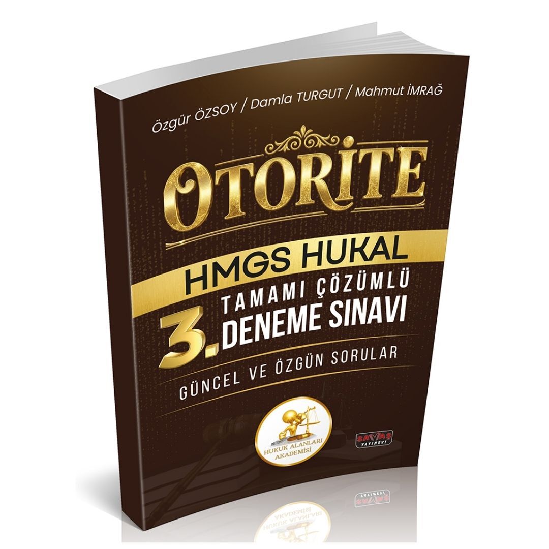 Otorite HMGS HUKAL Tamamı Çözümlü 3. Deneme Sınavı Savaş Yayınları